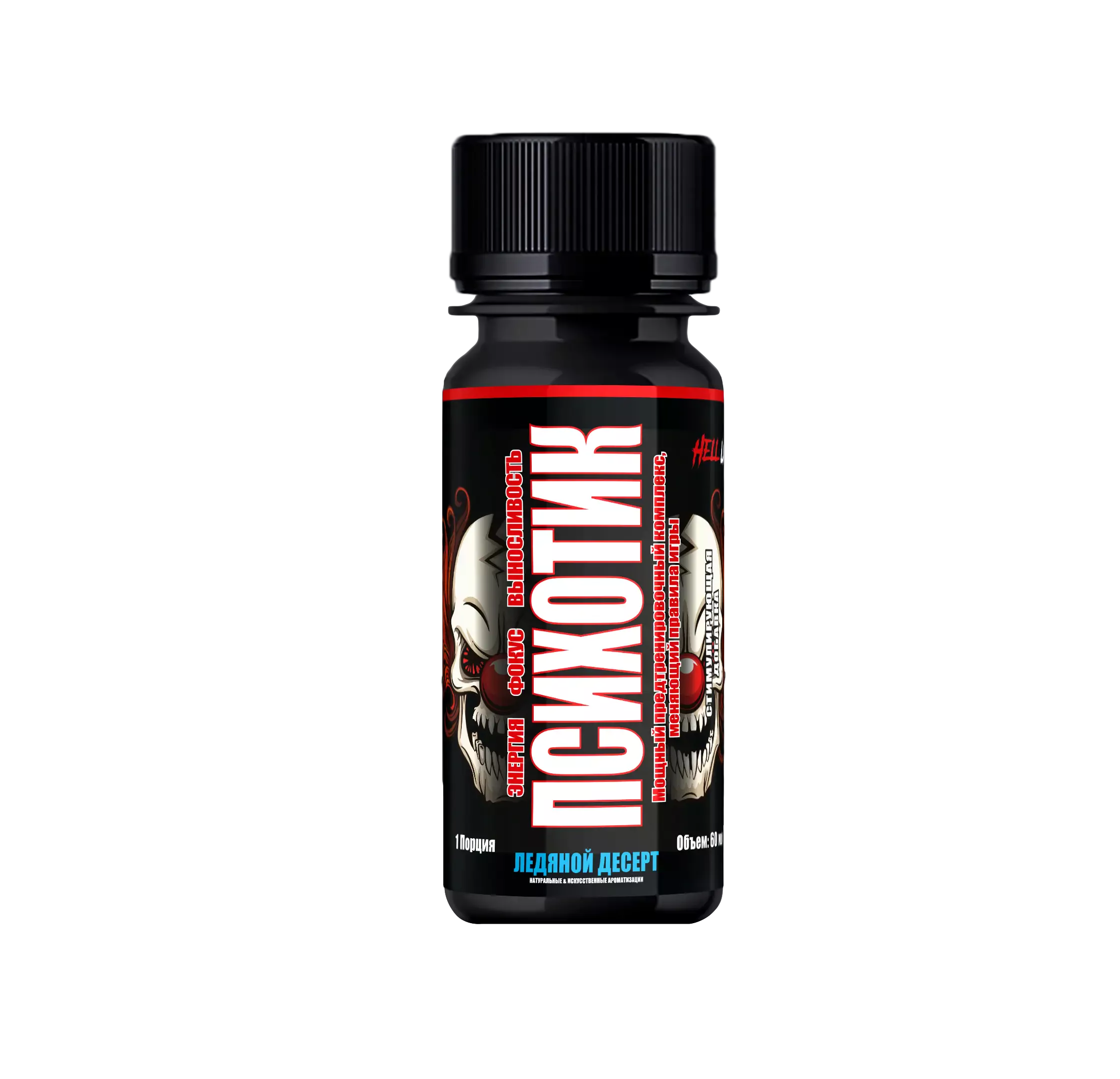 Hell Labs Psychotic Shot 60ml (х12)