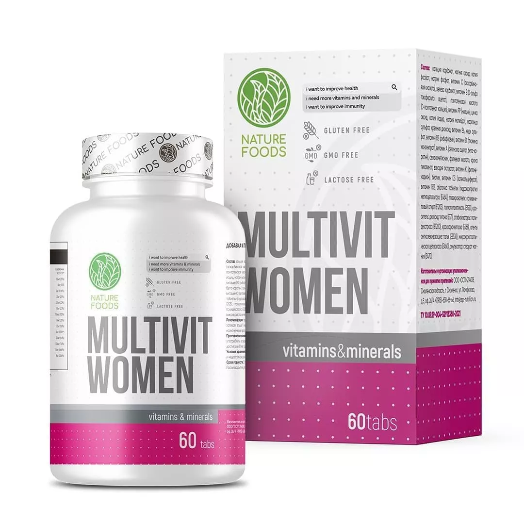 Nature Foods Multi WoMen 60 tabs