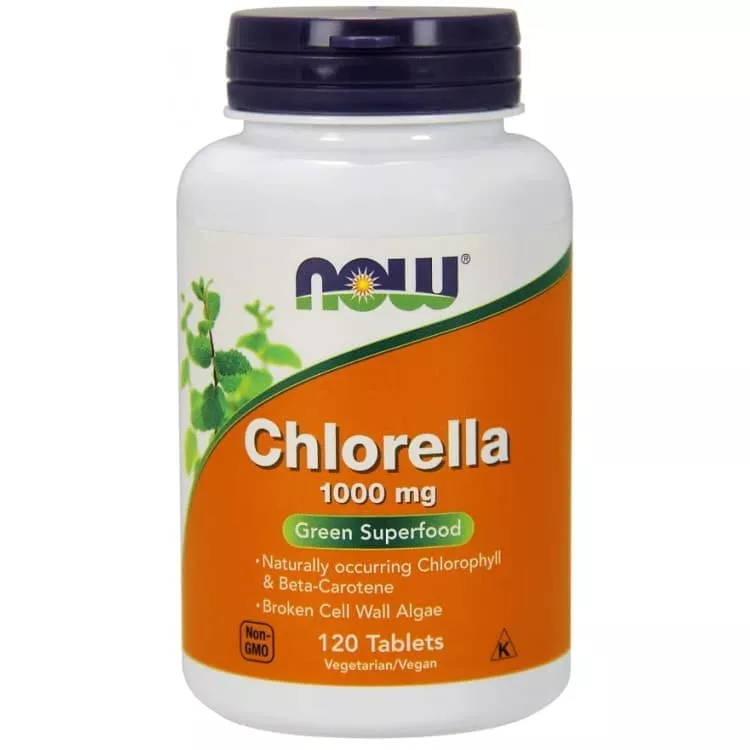 NOW CHLORELLA 1000mg 120 tabs