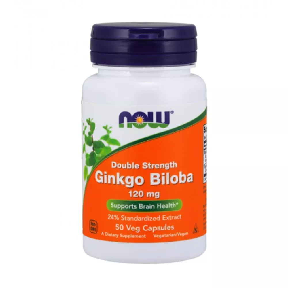 NOW Ginkgo Biloba 120 mg 50 vcaps