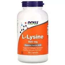 NOW L-Lysine 500mg 120 caps