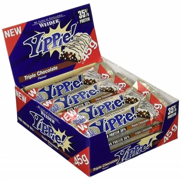 Weider Yippie bar 45g (х12)