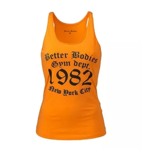 Better Bodies Raw jersey tan , майка, оранжевая