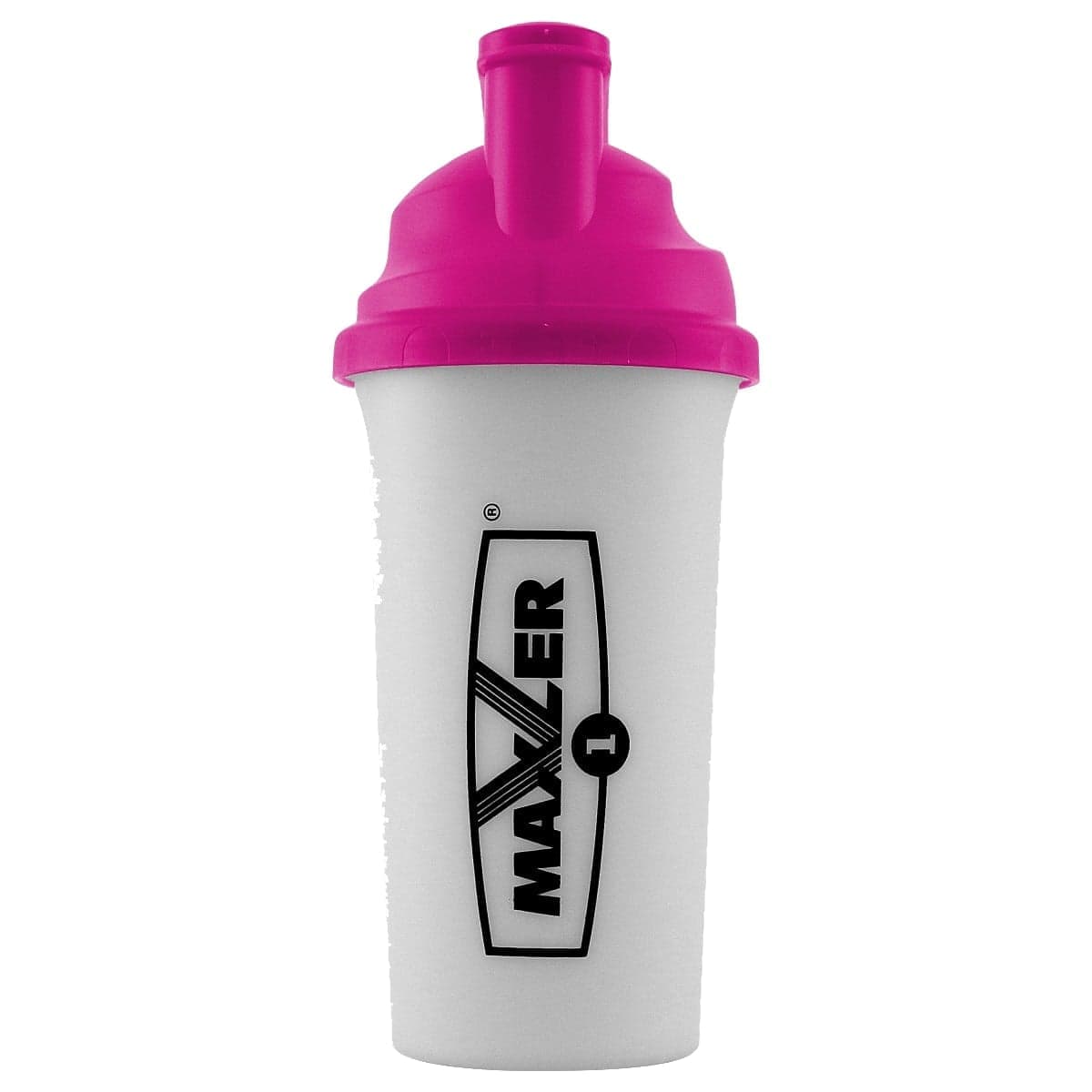 Maxler Shaker Black 700 ml - Pink - White 1-C print