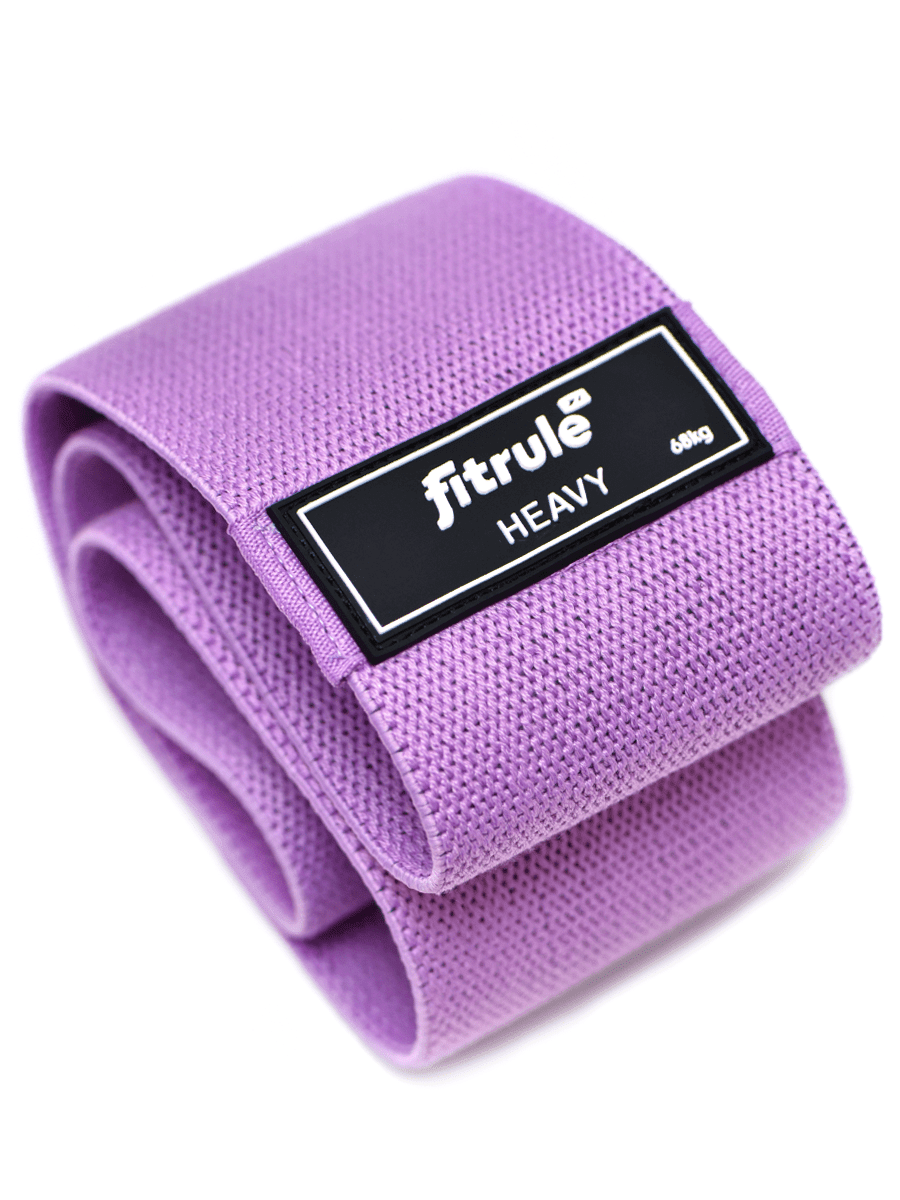 FitRule Фитнес резинка тканевая (68 кг, фиолетовая) фото