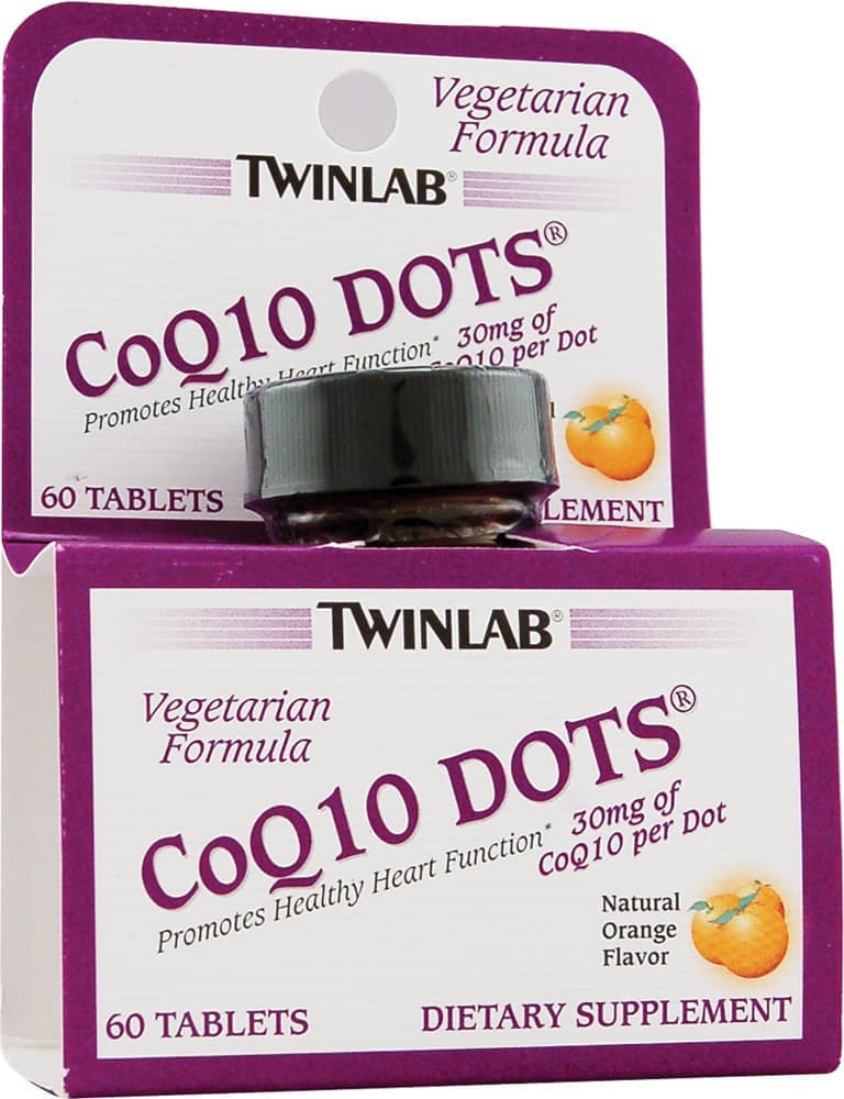 TwinLab COQ10 Dots 60 tabs фото