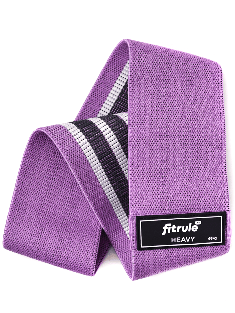 FitRule Фитнес резинка тканевая (68 кг, фиолетовая) фото