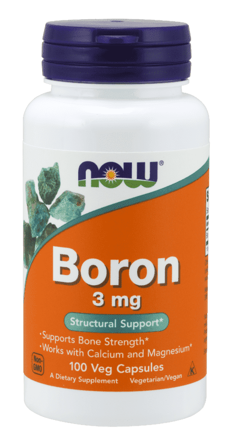 NOW Boron 3 mg 100 caps фото