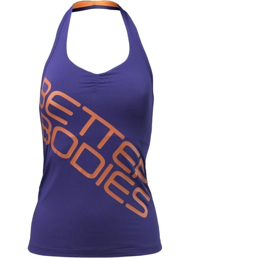 Better Bodies Halterneck tank top фиолетовая