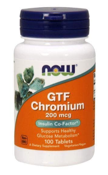 NOW Gtf Chromium 200cg 100 tabs
