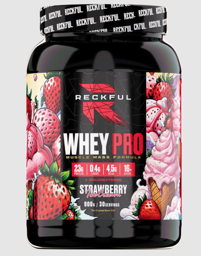 Reckful ® Whey + Polydextrose 900g 30 serv ЧЗ