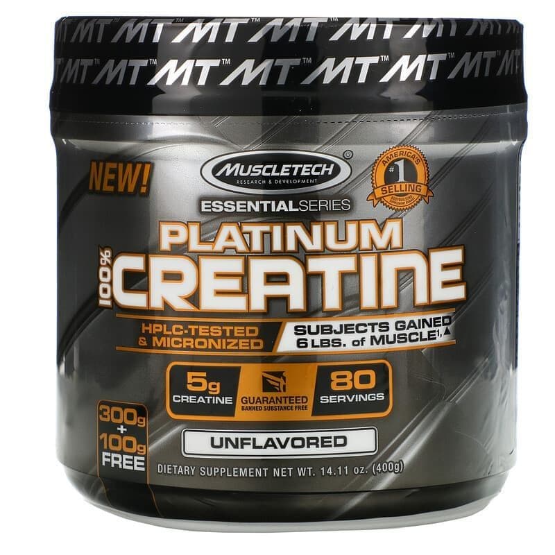 MuscleTech 100% Platinum Creatine 400g
