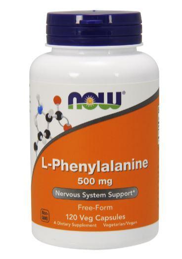 NOW Phenylalanine 500 mg 120 vcaps фото