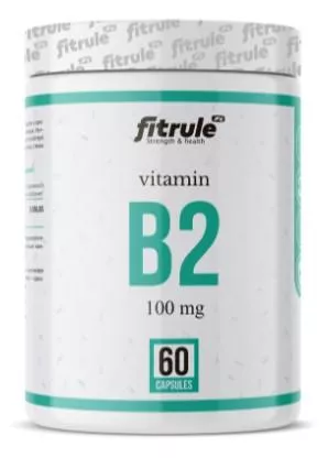 Fitrule Vitamin B2 100mg 60 caps фото