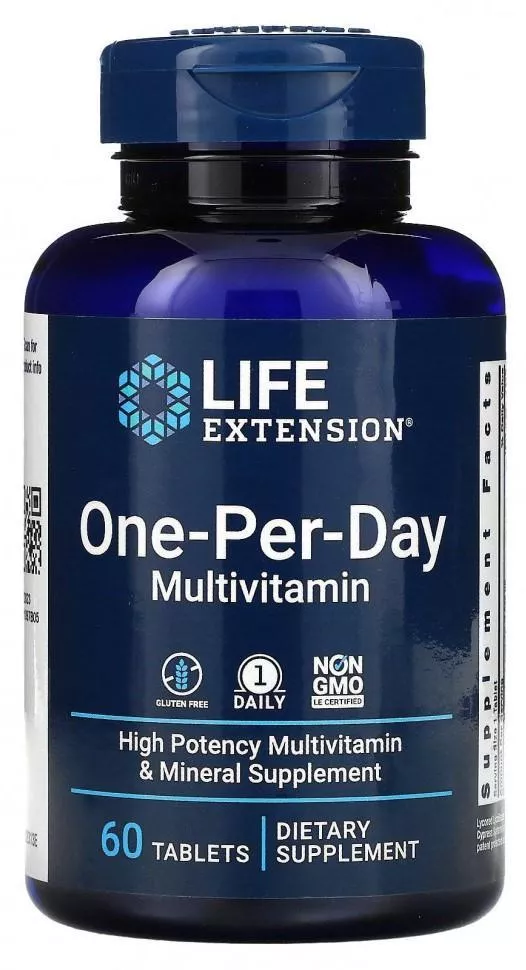 LIFE Extension One-Per-Day Multivitamin 60 tabs фото