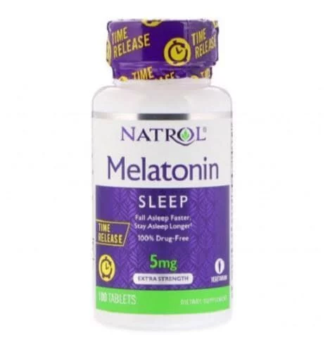 NATROL Melatonin 5 mg T/R 100 tabs фото