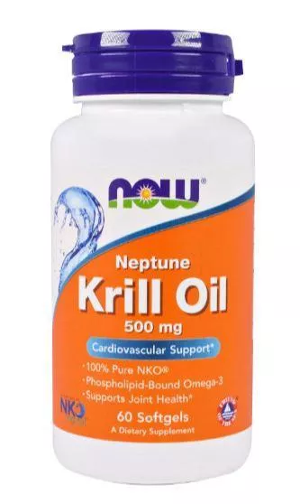 NOW Krill Oil 500mg 60 sgels фото