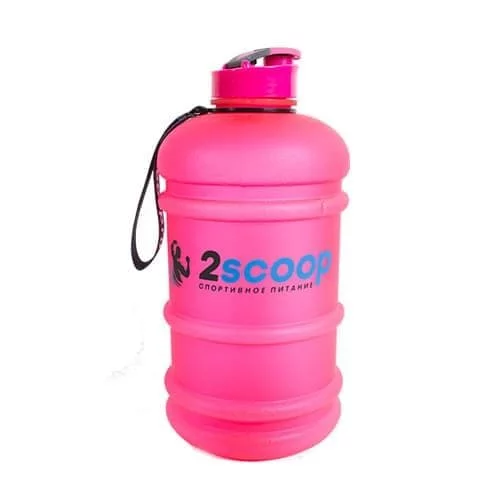 2scoop Бутыль 1.3L прорезиненный крышка щелчок (Розовый) фото