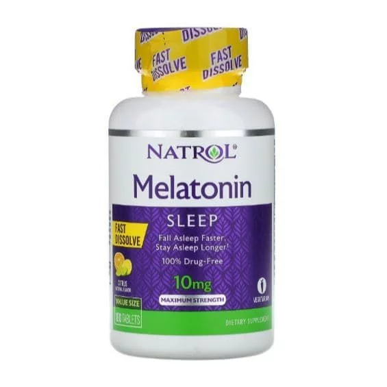 NATROL Melatonin 10 mg F/D 30 tabs фото