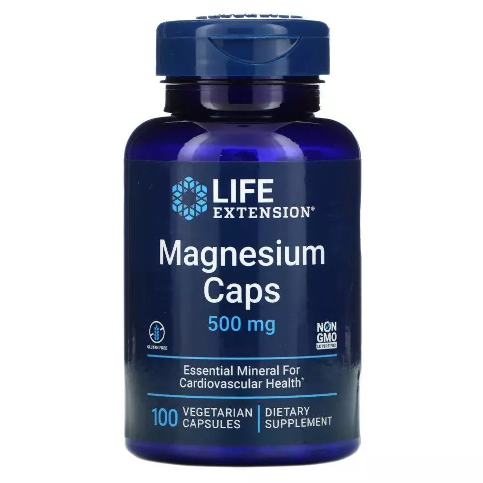LIFE Extension Magnesium 500mg 100 vcaps фото