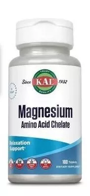 KAL Vitamins Magnesium Chelated 220mg 100 tab фото