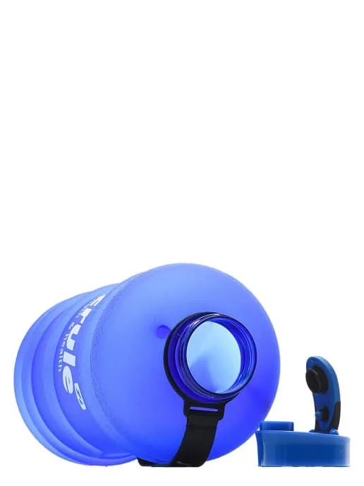 FitRule Бутыль прорезиненная крышка щелчок 2,2L (Синяя) фото